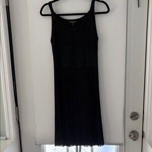 Eileen Fisher black evening dress